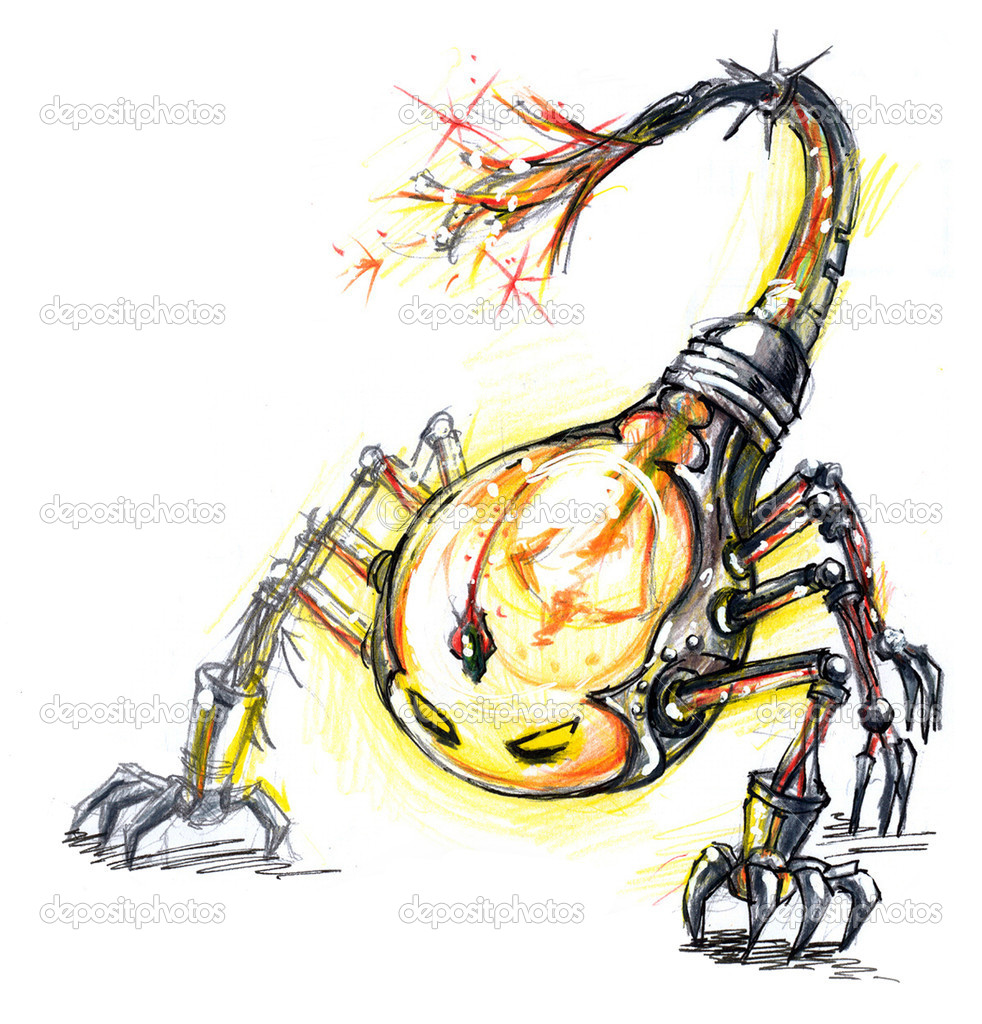 Energy consume monster, scorpion bulb
