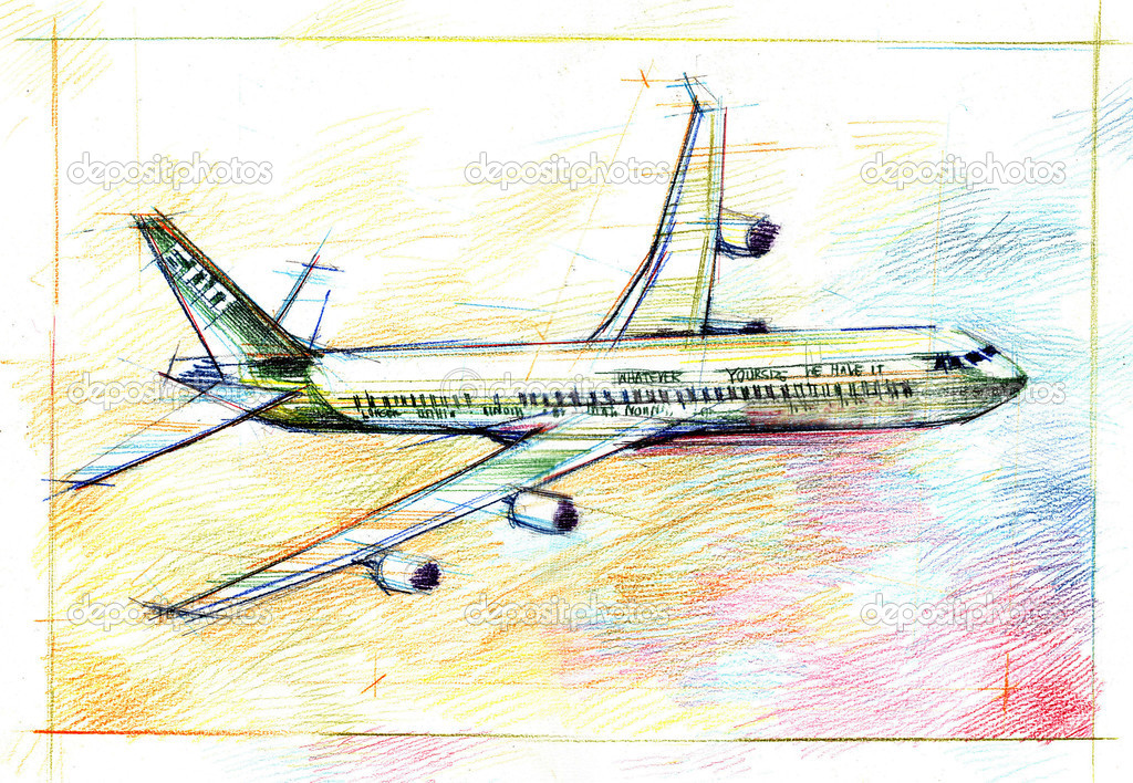 plane drawing