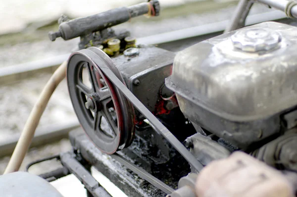 Old oily dirty machine — Stock Photo, Image