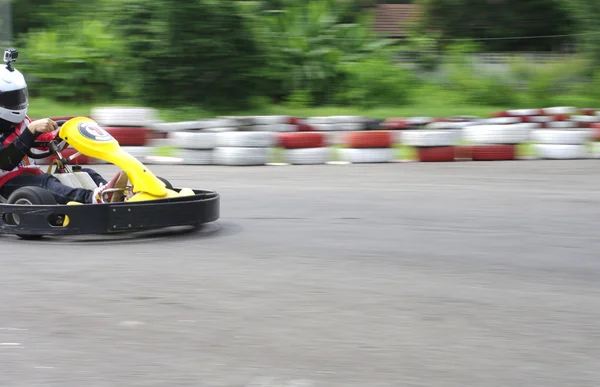 Go-cart racing — Stock Photo, Image