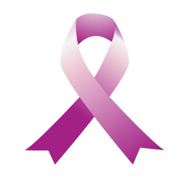 pembe kanser şerit vektör