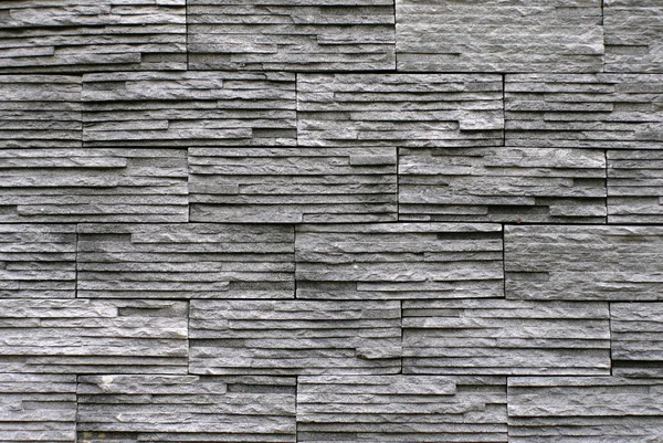 Slate stone stack wall texture — Stock Photo, Image