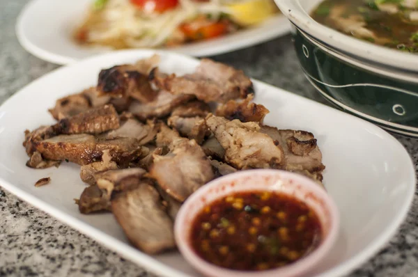 Тайская острая вкусная еда — стоковое фото