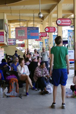 backpacker seyahat Tayland