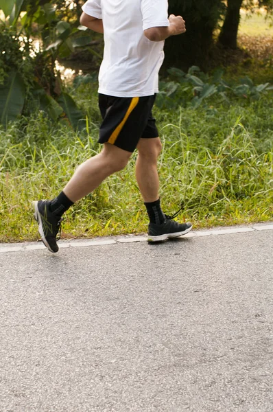 Runner in the morning — Stock Photo, Image