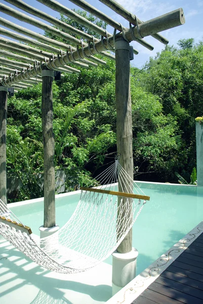 Resort bella piscina — Foto Stock