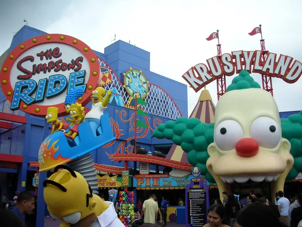 De simpsons ride — Stockfoto