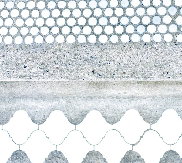 White and blue vintage tiles — Stock Photo, Image