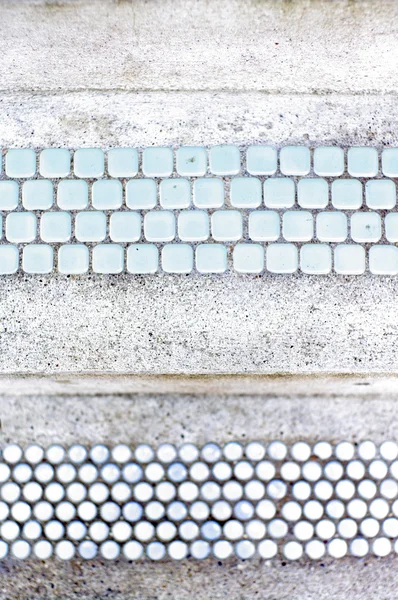 White and blue vintage tiles — Stock Photo, Image