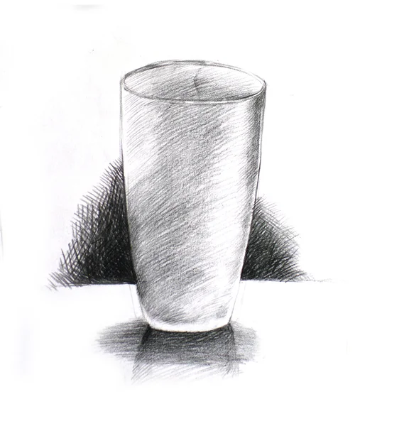 Glass drawing — Stock Photo, Image