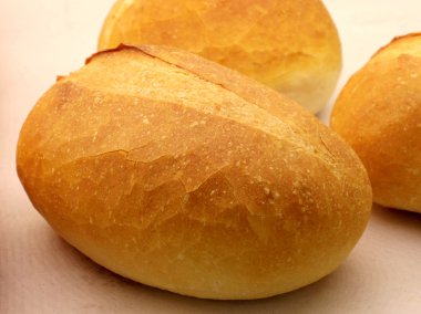 kabuk yuvarlak ekmek