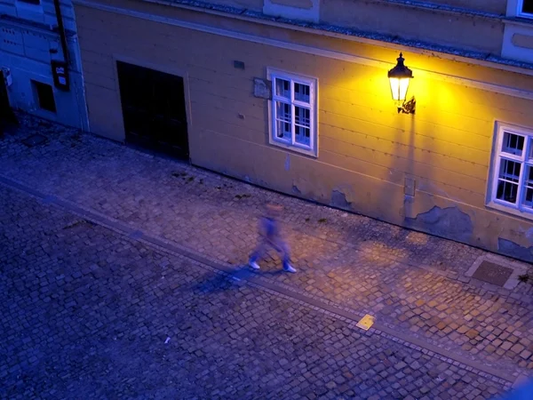 Wall lamp in street — Stock Photo, Image