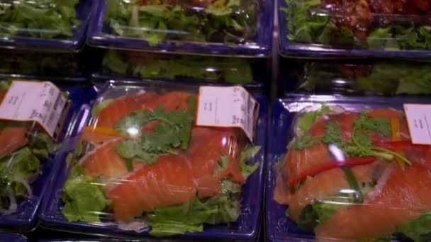 Bangkok Tajlandia Mar 2021 Japońska Sprzedaż Żywności Supermarkecie Donki Dobrej — Wideo stockowe