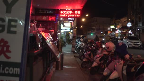 Chiang Mai Ταϊλάνδη Δεκ 2018 Ζωντανή Νυχτερινή Ζωή Τουρίστα Στην — Αρχείο Βίντεο