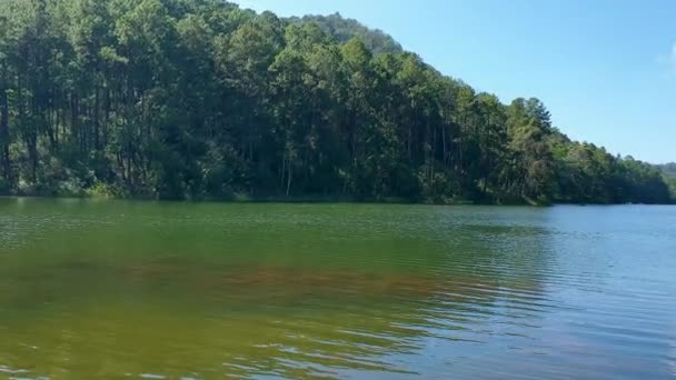 Pang Oung Mae Hong Son Thajsko Národní Park Rezervace Jezero — Stock video