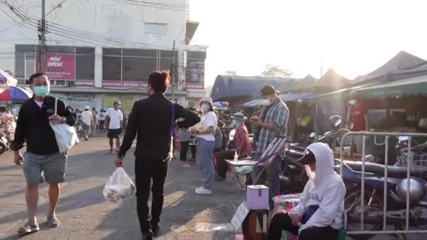 Bangkok Thaïlande Jan 2022 Point Vue Nouveau Marché Aux Puces — Video