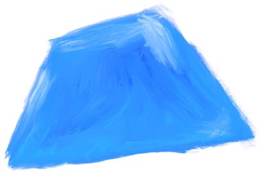 Trapezoid şekilli yağlı boya çizim dokusu sanatsal sanat