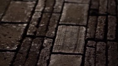 Geceleri bahçe yolu için Laterite taş tasarım desenleri antik tip tuğla yerleşimi