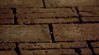 Geceleri bahçe yolu için Laterite taş tasarım desenleri antik tip tuğla yerleşimi