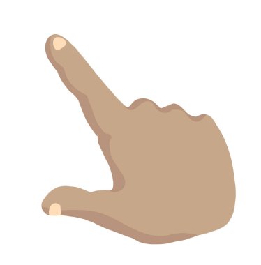 El illüstrasyon telefonu ve eylem jesti resim simgesi