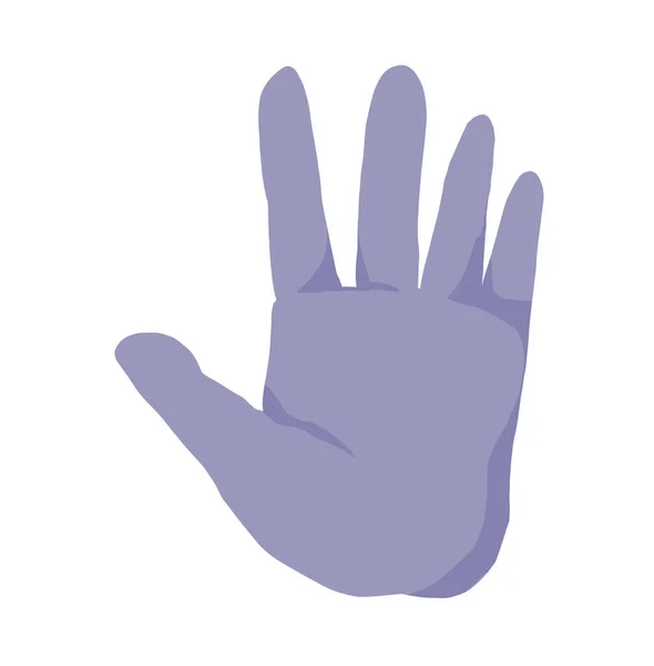 Full Hand Palm Illustartion Phone Action Gesture Drawing Icon — стоковое фото