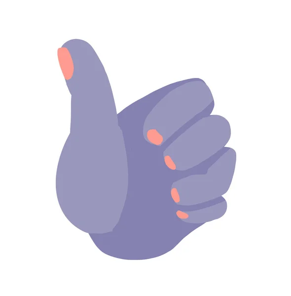 Hand Thumb Illustartion Phone Action Gesture Drawing Icon — стоковое фото