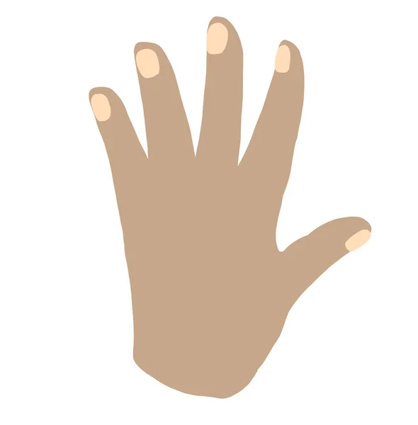 Hand Illustartion Phone Action Gesture Drawing Icon —  Fotos de Stock