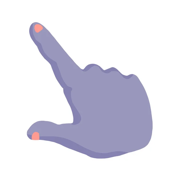 Hand Illustartion Phone Action Gesture Drawing Icon — стоковое фото