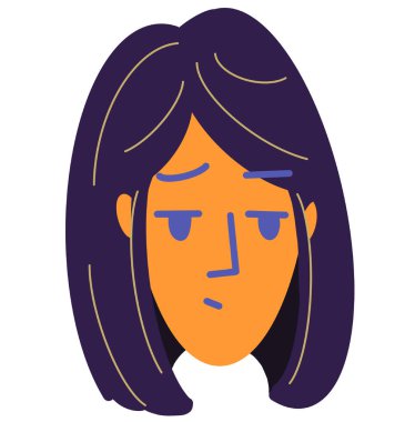 Duygularla yüzleşen bir kadın. Mutlu, üzgün, ağlayan, gülen, sıkılmış, çizim yapan.