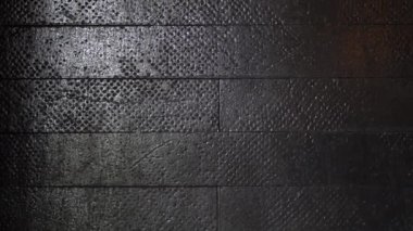 Black wall tiles texture semi gloss reflective craft detail