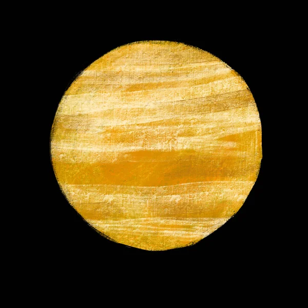 Venus Solar System Planets Illustration Painting Chalk Art Drawing — Stok fotoğraf