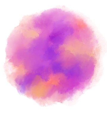 Soyut şekil suluboya resim elementlerini serbest bırak