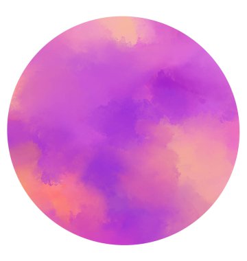 Soyut şekil suluboya resim elementlerini serbest bırak