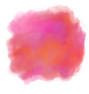 Soyut şekil suluboya resim elementlerini serbest bırak