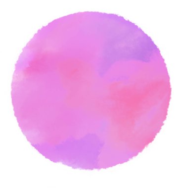 Soyut şekil suluboya resim elementlerini serbest bırak