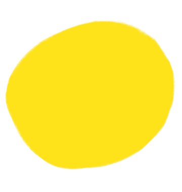 Sarı limon damlası çizgi film çizim sanatı