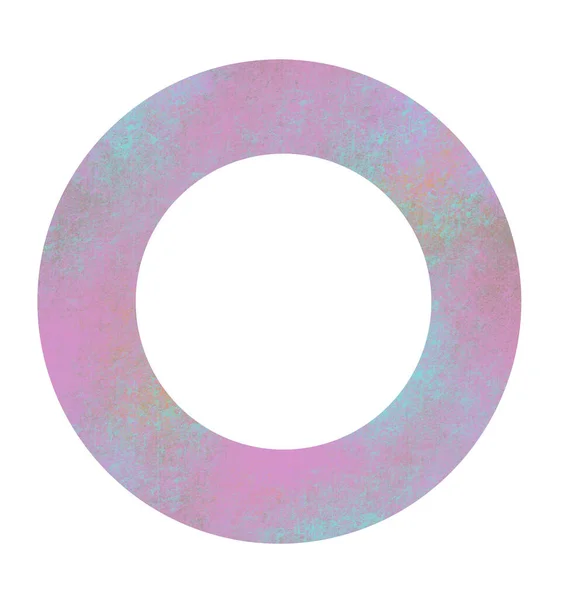 パープルホイールリングドーナツ円形の幾何学的形状フレームグラングテクスチャイラストアート — ストック写真