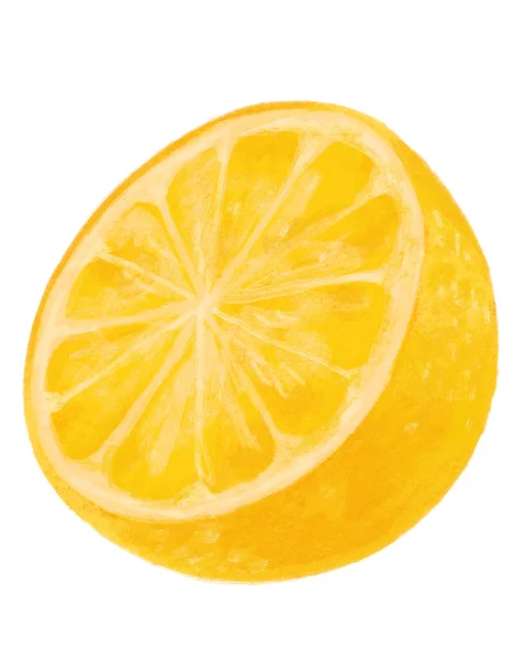 Sour Yellow Lemon Cut Half Citrus Summer Drink Cocktail Hand — Foto de Stock