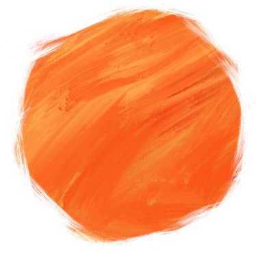 Çember yağlı fırça grung boyama daire arkaplan çizim sanatı