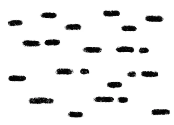 Rain Dots Shape Line Dash Abstract Biologisch Met Hand Getekend — Stockfoto