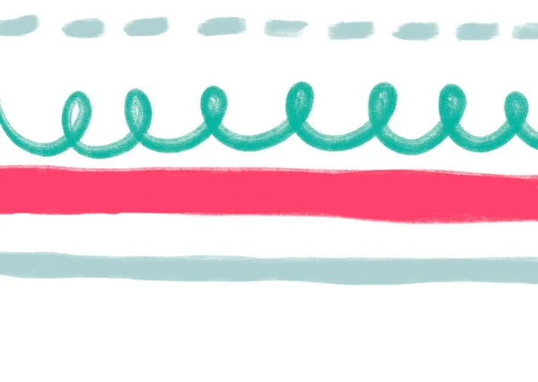 Boże Narodzenie Linii Sztandar Nogi Elemets Strony Rysunek Doodle Linii — Zdjęcie stockowe