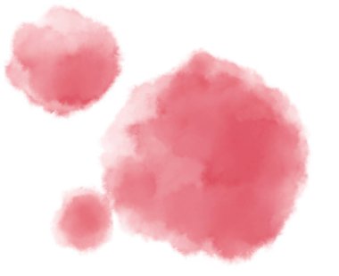 Güller pembe kırmızı turuncu renkte sulu boya yumuşak organik sanat elementlerini düşürür.