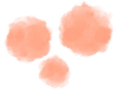 Güller pembe kırmızı turuncu renkte sulu boya yumuşak organik sanat elementlerini düşürür.