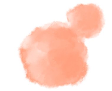 Güller pembe kırmızı turuncu renkte sulu boya yumuşak organik sanat elementlerini düşürür.