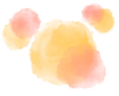 Güller pembe kırmızı turuncu renkte sulu boya yumuşak organik sanat elementlerini düşürür.