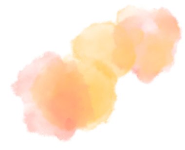 Güller pembe kırmızı turuncu renkte sulu boya yumuşak organik sanat elementlerini düşürür.