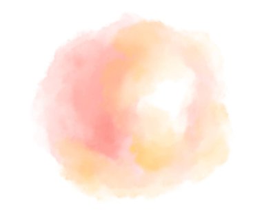 Güller pembe kırmızı turuncu renkte sulu boya yumuşak organik sanat elementlerini düşürür.