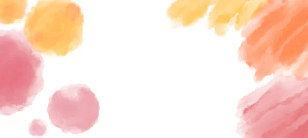 Акварельний Пастельний Рожевий Трояндовий Червоний Який Колір Картини Краплі Хід — стокове фото