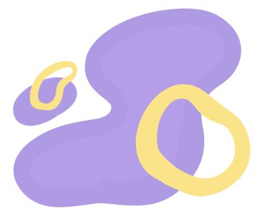 Pastel rengarenk renkli özgür form organik boho doodle el çizimi çizim elementi