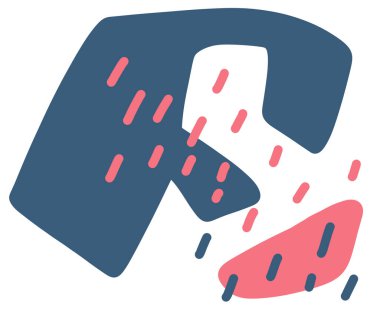 Freeform el çizimi organik element pastel renk şeması en az dekorasyon unsurları boho stili sanat